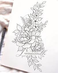 26 wildflower tattoo ideas for the free spirits of the world. Laurence Artist Laurenceveillx Photos Et Videos Instagram Hip Tattoo Designs Wildflower Tattoo Floral Tattoo Design