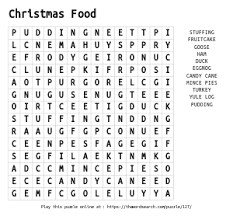 Add or remove the words. Christmas Word Search