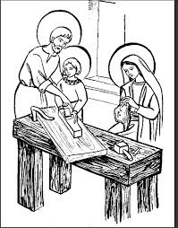 Holy Family Coloring Page La Sainte Famille Avec Marie Les Enfants Du Monde Prient Pour La Paix Et Family Coloring Pages Coloring Pages Catholic Coloring