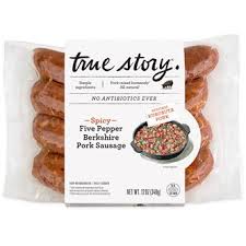 Chickens raised for meat and eggs are two different chickens. True Story Five Pepper Berkshire Sausage Freshdirect