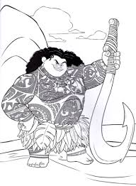 Includes maui coloring pages, as well as pua the pig, hei hei the chicken, and other moana friends. Lego Moana Disney Maui Coloring Pages Printable Top Coloring Pages For Kids