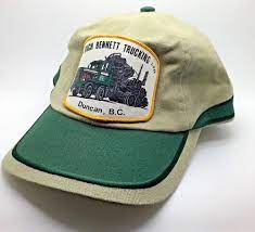 Rich Bennett Trucking Duncan Bc Hat 1975 Hayes Hd Dual Steer Logging Truck Ajmheadwear Hats Bennett Truck Clothes