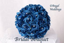 Simple wedding bouquets are sophisticated, elegant, and affordable, making them a popular option for many types of brides who want a unique flair without garish fanfare for their wedding day. Daniela Blue Wedding Bouquet Package Bridal Bridesmaid Groom Etsy