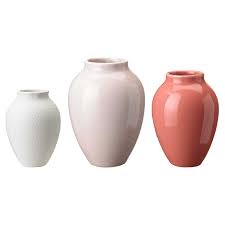 Whether you're looking to buy vases online or get inspiration for your home, you'll find just what you're looking for on houzz. Vase 3 Pcs White Pink Knabstrup Keramik Royaldesign