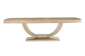 Abbey dining table 250cm in vic ash/timber plinth. Fan Dining Table Caracole