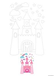 The spruce / wenjia tang take a break and have some fun with this collection of free, printable co. Easy Princess Castle Coloring Pages Printable