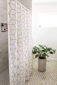 Check out our geometric shower curtain selection for the very best in unique or custom, handmade there are 2393 geometric shower curtain for sale on etsy, and they cost $48.75 on average. Gold Geometric Shower Curtain Geometric Shower Curtain Mid Century Modern Shower Curtain Shower Curtain