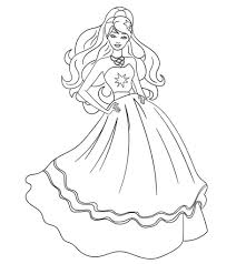 If your little princess is love with the queen of pink, then printing off a few of these coloring pages will delight her! Top 50 Free Printable Barbie Coloring Pages Online