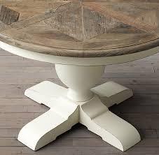 We have french style dining tables, farmhouse dining tables and many more in between. Baroque Parquet Round Dining Table