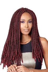 The two most popular methods for starting and maintaining dreadlocks in natural black hair are twisting/palmrolling and latching. Bobbi Boss Bomba Faux Locs Soul 18 African Roots Crochet Braids