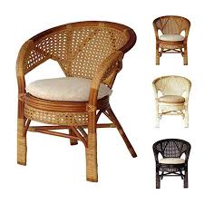 Pelangi Handmade Rattan Dining Wicker Chair W Cushion Colonial Light Brown Review Wicker Chairs Rattan Dining Chairs Wicker Dining Chairs