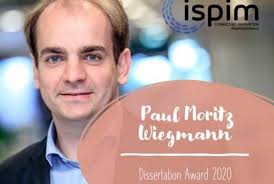 Paul Wiegmann wins ISPIM Dissertation Award 2020