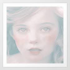 Hazel by Amelia Millard Art Print by Amelia Millard