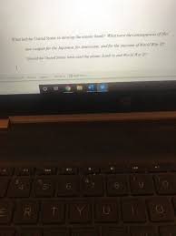 Or think that it won't get better or may have some consequences, but they don't really bother you much? What Led The United States To Develop The Atomic Chegg Com