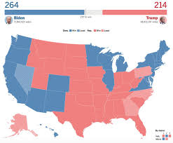Los Angeles Times On Twitter Joe Biden Leads With 264 Electoral Votes As Of 3 30 Am Pt On Thursday It Takes 270 To Clinch The Presidency Results Are Still Too Close To
