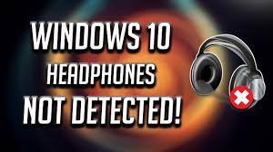 Windows 10 Not Detecting Headphones When Plugged In Fix 2021 Youtube