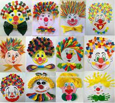 50+ bastelvorlagen für ostern zum ausdrucken. Clown Crafts Diy Crafting Clown Basteln Karneval Basteln Bastelarbeiten