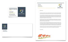 Homeowners Association Business Card & Letterhead Template - Word ...
