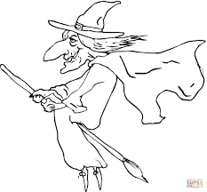 Pin On Witch Coloring Pages