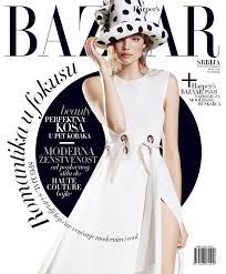 Kristine Froseth Masters The Black White Wardrobe For Bazaar Serbia Fashion Gone Rogue