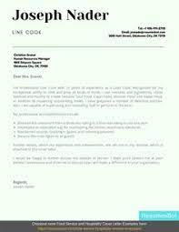 But they do not affect the opinions and recommendations of the authors. 7 Food Service And Hospitality Cover Letter Examples Ideas Cover Letter Example Letter Example Cover Letter