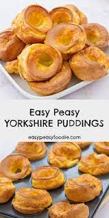 Easy Peasy Yorkshire Puddings Recipe Yorkshire Pudding Recipes Yorkshire Pudding Vegan Recipes Easy