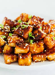 Balsamic asparagus quinoa salad with baked tofu. Pan Fried Sesame Garlic Tofu Tips For Extra Crispy Pan Fried Tofu