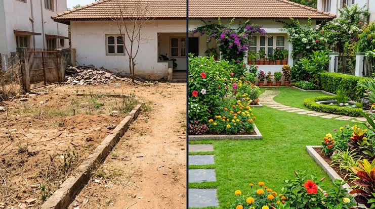 Garden makeover and garden renovation by Renu Vatika