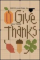 Sunbonnet sue redwork collection for all seasons. Free Lizzie Kate Cross Stitch Pattern Give Thanks Gt 123stitch