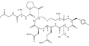 It is normally produced in the hypothalamus and released by the posterior pituitary. Oxytocin Supplier Casno 50 56 6