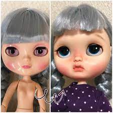 ビフォーアフター2だよ ぽーー icydoll icydollcustom blythe カスタムオーダー blythe dolls cute dolls dolls