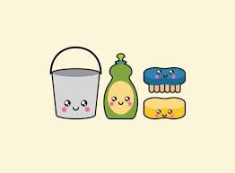 Premium Vector Clipart Kawaii Cleaning Clipart Kawaii Clip Etsy Kawaii Clipart Clip Art Vector Clipart