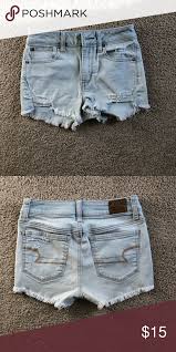 Jean Shorts Light Wash Color Super Stretch American Eagle Outfitters Shorts Jean Shorts Jean Shorts American Eagle Outfitters Shorts Shorts