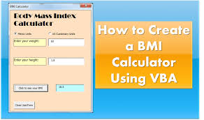 The best thing about the bmi chart is that you do not need to perform a complex calculation arithemetic itself makes the task so much easier for you. How To Create A Body Mass Index Bmi Calculator In Excel Using Vba Exceldemy