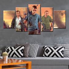 Maybe you would like to learn more about one of these? Custom Printing Canvas Wall Art Grand Theft Auto V Game Poster Gta 5 Wallpaper Bar Sticker Mural Framework For Home Living Room Super Promo 32cce Goteborgsaventyrscenter