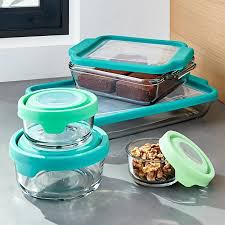 Flat as well, so the basket of measuring spoons and cups plus can be placed. Anchor Hocking Bake And Store 10 Piece Set Reviews Crate And Barrel Glass Bakeware Glass Bakeware Set Melamine Mixing Bowls