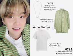 The magnetic flap, with its iconic silhouette, conceals a zip . Bts Fashion Style Finder 200415 Yoongi Official Twitter Update Dior