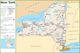 New York Highway Map Map Of New York Geography For Kids United States Geography