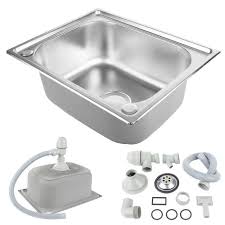 Evier Inox De Cuisine A Un 1 Bac En Acier Inoxydable 201 Avec La Plomberie Complete Pour Cuisine Achat Vente Evier De Cuisine Evier Inox De Cuisine A Un Cdiscount
