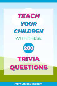 If you know, you know. 200 Trivia Questions For Kids Fun Easy Hard More Mom Loves Best Trivia Questions For Kids Trivia Questions Teaching Special Education