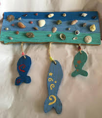 Pull up a chair and we'll make something! The Little Fish Wall Hanging