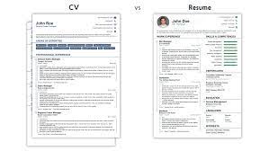 Cv example 9 a superb and popular two page design. Cv Vs Resume 5 Key Differences W Examples