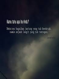 Rindu Itu Berat Langit Tahu Merindukanmu