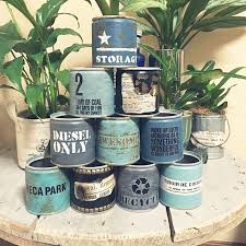 布にもステンシル お手本にしたいフォントデザインと やり方総集編 decoracion con latas tarros pintados latas recicladas