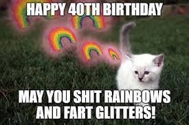 Funny Happy 40th Birthday Meme For Him Pin On Family Fun