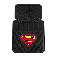Superman Logo Rubber Floor Mat 2 Pack Superman Logo Rubber Floor Mats Floor Mats