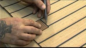 (longer lengths are possible subject to availability of lumber.) Synthetic Teak Decking For Boats With Isiteek Youtube