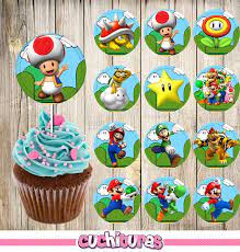 See more ideas about super mario cupcakes, super mario, mario cake. 24 Super Mario Bros Cupcakes Toppers Instantanea Por Tuscuchituras Decoracion De Mario Bros Fiesta De Cumpleanos De Mario Cupcakes De Super Mario