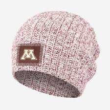 This 100 Cotton Beanie Is Knit In Natural And Burgundy Yarn Colors And Features A Red Maple Leather Patch Debossed Wi Beanie Love Your Melon Hats Kids Beanies