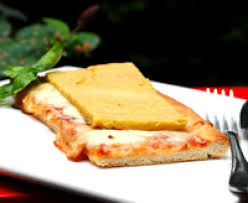 Pizza A Caballo Cheese Pizza Topped With Slice Of Faina Recipe Argentinian Food Argentina Food Pizza Toppings